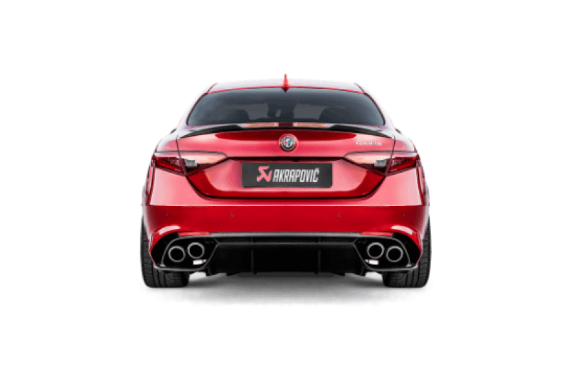 Akrapovic 17 - 19 Alfa Romeo Giulia Quadrifoglio Evolution Line Cat Back (Titanium) - My Store