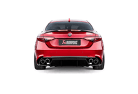 Akrapovic 17 - 19 Alfa Romeo Giulia Quadrifoglio Evolution Line Cat Back (Titanium) w/Link Pipes - My Store