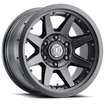 compare product ICON Rebound Pro 17x8.5 5x5 -6mm Offset 4.5in BS 71.5mm Bore Satin Black Wheel