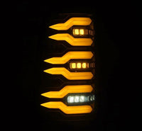 AlphaRex 99 - 06 Chevrolet Silverado Sierra LUXX - Series LED Tail Lights Alpha - Black - My Store