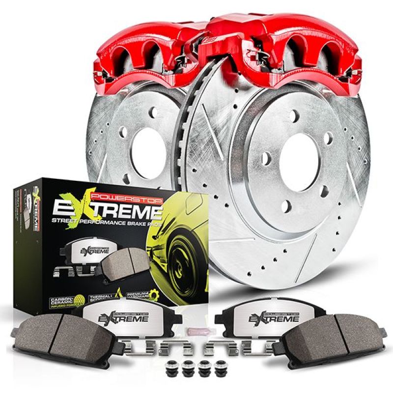 Power Stop 2009 Nissan 350Z Rear Z26 Street Kit w/Calipers - My Store