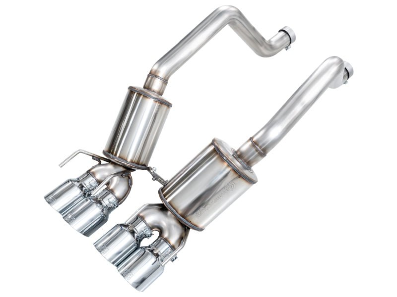 AWE Tuning C6 Chevrolet Corvette Z06/ZR1 Touring Edition Axle - Back Exhaust w/ Chrome Silver Tips - My Store