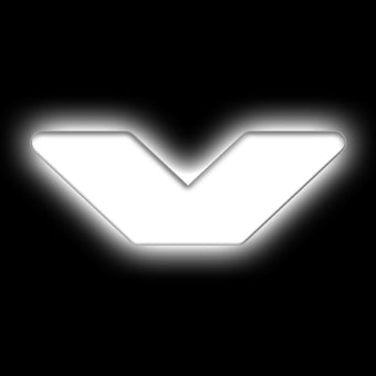 compare product ORACLE Lighting Universal Illuminated LED Letter Badges - Matte Wht Surface Finish - V