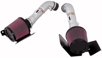 compare product K&N 07-08 350z Dual Silver Typhoon Short Ram Intake