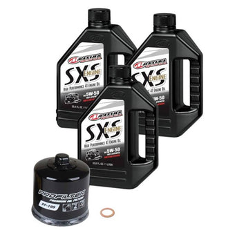 compare product Maxima SXS Polaris Turbo Quick Change Kit w/Full Synthetic 10W50 Engine Oil/Filter/Hardware