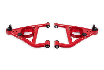 compare product BMR 68-74 Chevrolet Nova w/ Bump Stops Lower A-Arms w/ STD. Ball Joint (Delrin) - Red