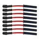 Moroso GM LS 5.7L/6.0L/6.2L/7.0L Ultra 40 8.5mm Multi - Angle Boot Ignition Spark Plug Wire Set - Red - My Store