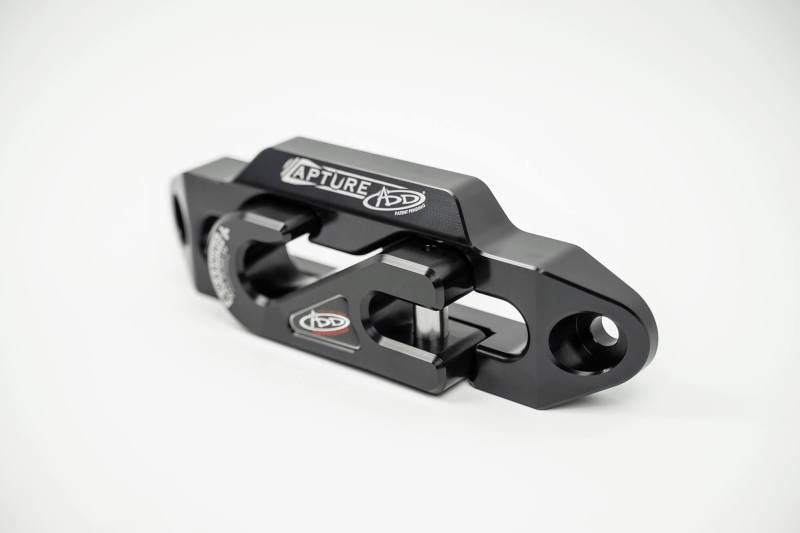 Addictive Desert Designs 1 - 5/16in Winch Fairlead Plate w/ Recessed Round End Hook - Black - My Store