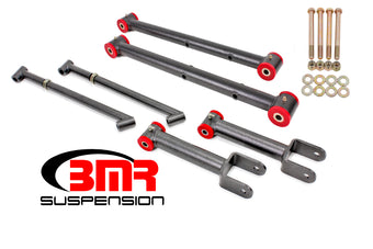 compare product BMR 68-72 A-Body Non-Adj. Rear Suspension Kit - Black Hammertone