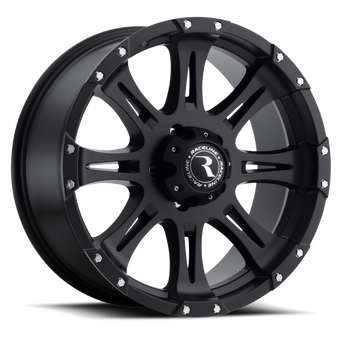 compare product Raceline 981 Raptor 17x9in / 6x139.7 BP / 0mm Offset / 106.1mm Bore - Satin Black Wheel