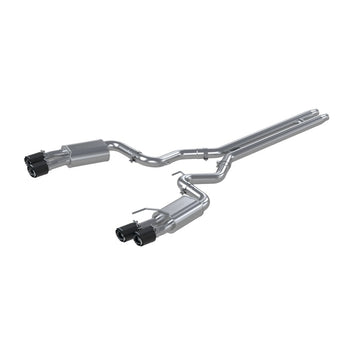 compare product MBRP 18-22 Ford Mustang GT 5L T304 SS 3in Cat-Back Dual Rear w/4in Quad Carbon Fiber Tips (Street)