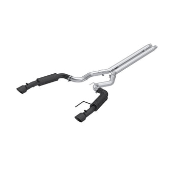 compare product MBRP 2024Ford Mustang GT S650, 5.0 3in Cat-Back Dual Split Black-Coated Aluminized Steel