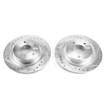 compare product Power Stop 17-18 Honda Civic Rear Evolution Drilled & Slotted Rotors - Pair