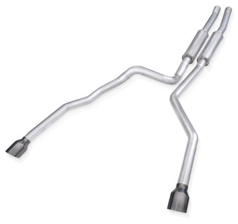 compare product Stainless Works 2021 Ram TRX 6.2L Legend Catback w/ Black Chrome Tips