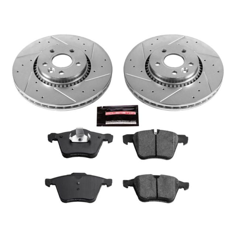 Power Stop 11 - 14 Volvo S60 Front Z23 Evolution Sport Brake Kit - My Store