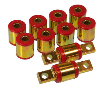 compare product Prothane 90-97 Honda Accord Rear Upper/Lower Control Arm Bushings - Red