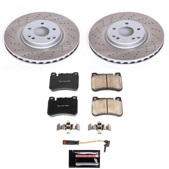 compare product Power Stop 06-11 Mercedes-Benz SLK350 Front Semi-Coated Rotor Kit