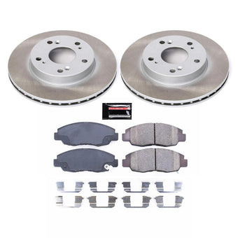 compare product Power Stop 06-11 Honda Civic Front Semi-Coated Rotor Kit