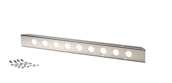 compare product Kentrol 45-86 Jeep CJ 42 Inch Front Bumper with holes - Polished Silver