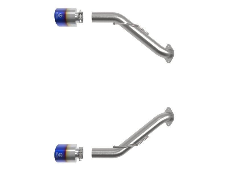 aFe 2023 Nissan Z V6 - 3.0L (tt) Takeda Stainless Steel Axle - Back Exhaust System w/ Blue Flame Tip - My Store