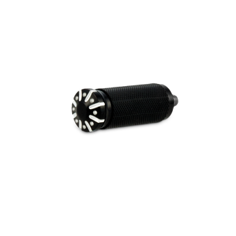 compare product Burly Brand Universal Hawk Toe Peg Billet - Black Machined