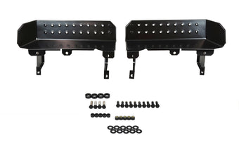 compare product Kentrol 76-95 Jeep CJ7 Wrangler YJ Side Steps Pair - Powdercoat Black