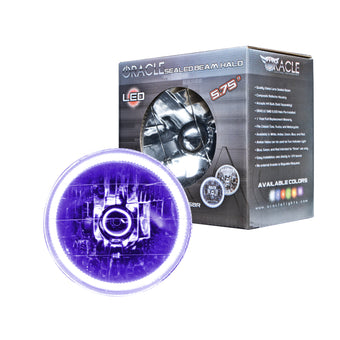 compare product Oracle Pre-Installed Lights 5.75 IN. Sealed Beam - UV/Purple Halo