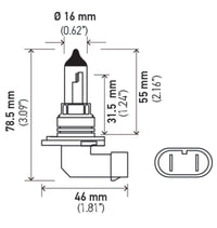 Hella Optilux HB4 9006 12V/55W XY Xenon Yellow Bulb - My Store