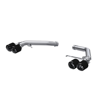 compare product MBRP 14-17 Audi SQ5 3.0T Dual Rear Exit Axle Back w/ Quad Carbon Fiber Tips - T304