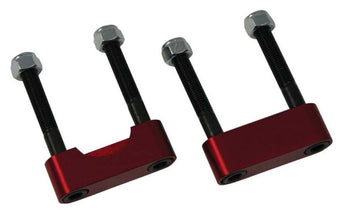 compare product Moroso 65-82 GM 12 Bolt (w/Straps) U-Joint Girdle - Red Anodized - Set