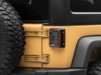 Raxiom 07 - 18 Jeep Wrangler JK Axial Series LED Halo Tail Lights - Black Housing (Dark Smoked Lens) - My Store