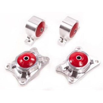 compare product Innovative 00-09 Honda S2000 F-Series Silver Aluminum Mounts 95A Bushings Billet Rear Diff Mounts