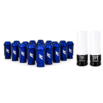 compare product Mishimoto Aluminum Locking Lug Nuts 1/2 X 20 23pc Set Blue