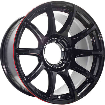 compare product Gram Lights 57TransX Rev Limit 18x9 +00 6x139.7 Black Machining / E-Pro Coat (BLJ)