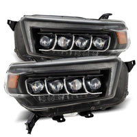 AlphaRex 10 - 13 Toyota 4Runner NOVA LED Projector Headlights Plank Style Black w/Seq Signal/DRL - My Store
