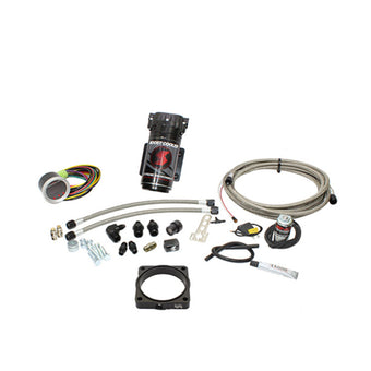 compare product Snow Performance 08+ Charger Stg 2 Boost Cooler F/I Water Injection Kit (SS Brded Line/4AN) w/o Tank