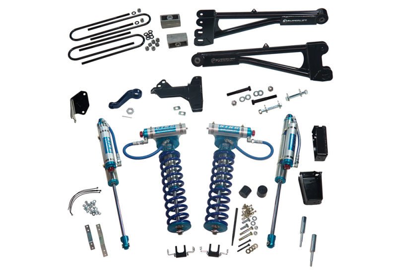 Superlift 05 - 07 Ford F - 250/F - 350 SD 4WD 6in Lift Kit w/Repl Radius Arms & King Coilovers Rear Shocks - My Store
