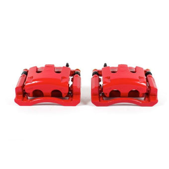 compare product Power Stop 05-12 Ford F-350 Super Duty Rear Red Calipers w/Brackets - Pair