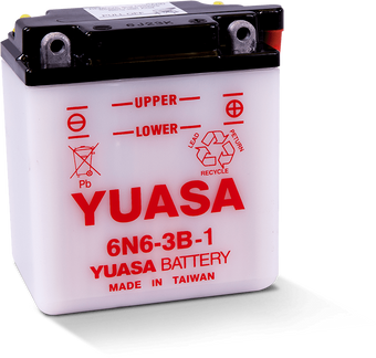 compare product Yuasa 6N6-3B-1 Conventional 6-Volt Battery