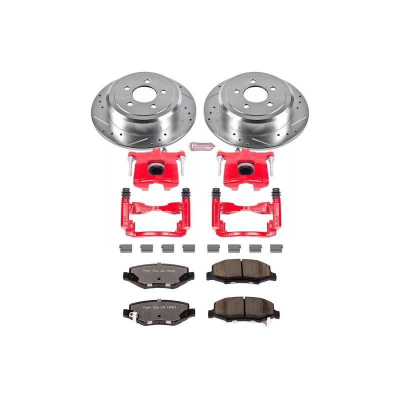 Power Stop 07 - 11 Dodge Nitro Rear Z36 Truck & Tow Brake Kit w/Calipers - My Store