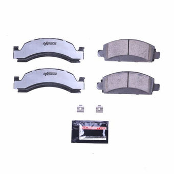 compare product Power Stop 75-86 Chevrolet C30 Front or Rear Z36 Truck & Tow Brake Pads w/Hardware
