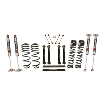 compare product Skyjacker 03-06 Jeep TJ 4in D-Rate Long Travel Kit w/ Adj FR/RR Lower Flex Links/M95 Monotube Shocks