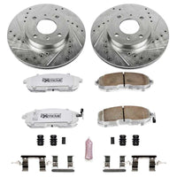 Power Stop 99 - 02 Infiniti G20 Front Z26 Street Warrior Brake Kit - My Store