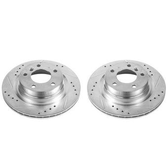 compare product Power Stop 14-16 BMW 228i Rear Evolution Drilled & Slotted Rotors - Pair