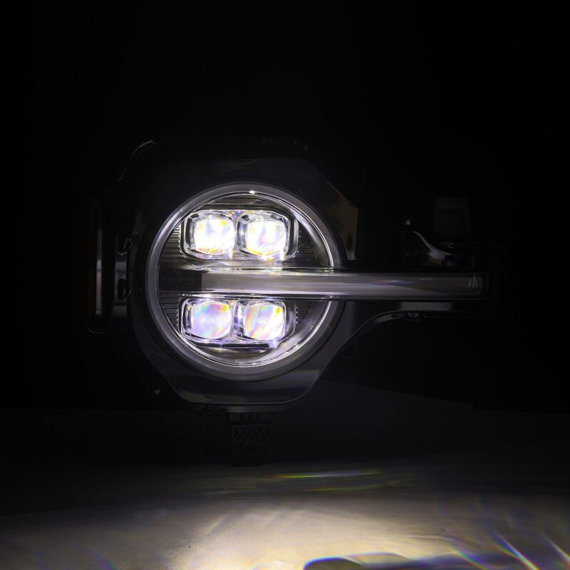 AlphaRex 21 - 23 Ford Bronco NOVA LED Projector Headlights Black - My Store