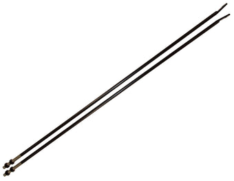 compare product Kentrol 72-86 Jeep CJ Strut Rod Kit - Powdercoat Black
