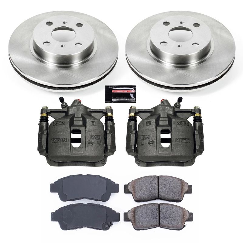 Power Stop 93 - 97 Geo Prizm Front Autospecialty Brake Kit w/Calipers - My Store