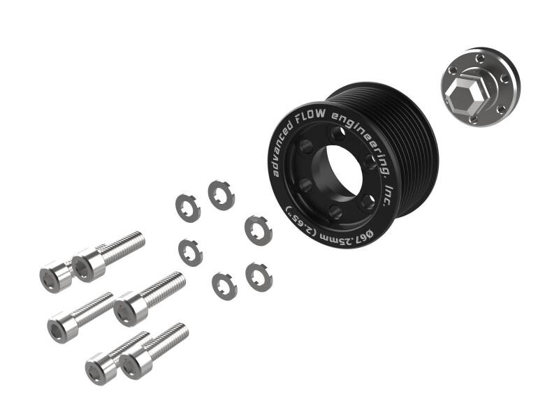 aFe 15 - 23 Dodge Challenger / 15 - 23 Dodge Charger SRT Hellcat 2.65in Supercharger Power Pulley Kit - My Store