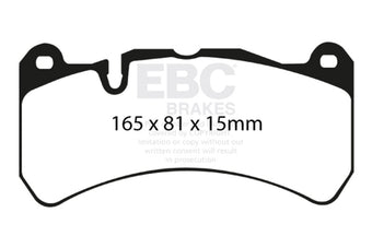 compare product EBC 07-08 Ferrari 430 Scuderia 4.3 Bluestuff Front Brake Pads