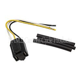 compare product NAMZ Replacement Headlamp H4 Pigtail (Models w/H4 Headlight Harness) Incl. Connector/Shrink/Termnls